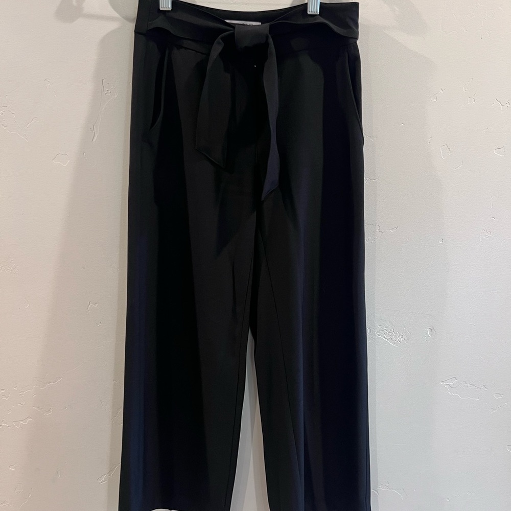 White House Black Market Black Wide Leg Women's Pants